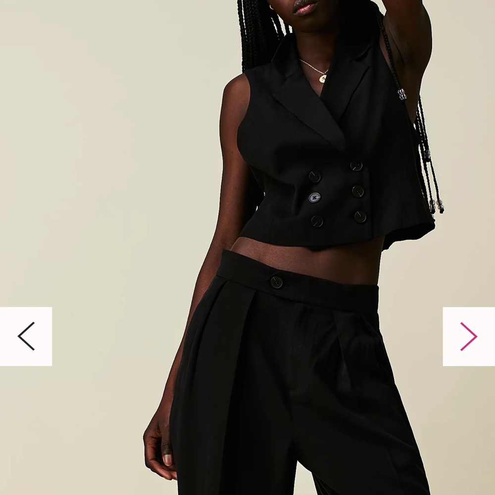 Free People Gabbie Vest Suit set / new with tags
